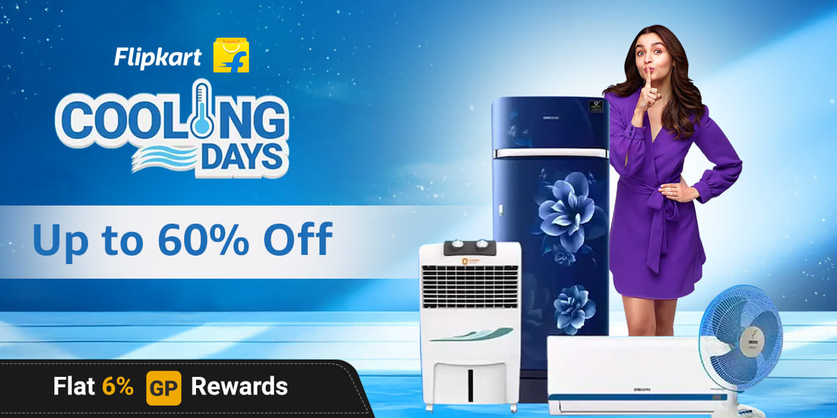 Flipkart Cooling Days 2025 26 31 Mar Upto 70 Off 10 Bank Off
