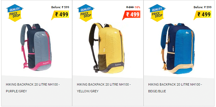 Jabong store backpacks coupons